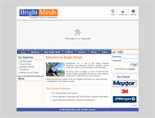 Tablet Screenshot of bright-minds.com